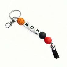 1pc Personalized Sports Name Keychain, Sports Backpack Pendant, Customized Name Keychain, Football/Volleyball/Basketball/Tennis Keychain