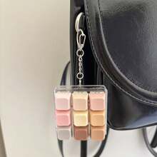 9-Key Cube Keychain Stress Relief Button Toy, Creative Keyboard Pendant Bag Charm Decoration Gift For Friends - Multicolor - View 19
