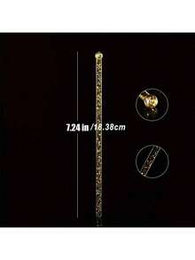 200/100/50/20/10pcs Elegant Gold Glitter Swizzle Sticks, Transparent Crystal Cocktail Stirrers - Ideal For Cocktails, Desserts And Coffee - Perfect For Christmas, Weddings, Birthdays And More - 7.24 Inch Plastic Mixer, Valentine's Day Gift, Party, Birthday - Multicolor - View 8