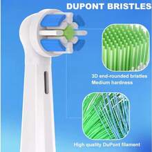 Replacement Heads "Compatible With" Oral B IO Electric Toothbrush,Toothbrush Brush Heads Compatible With" IO 3/4/5/6/7/8/9 Series, 4 Count Plaque Control (White){Inchcolor_nameinch:InchWhiteinch,Inchsize_nameinch:Inch4Count(Packof1)Inch} - 白色 - 查看 2