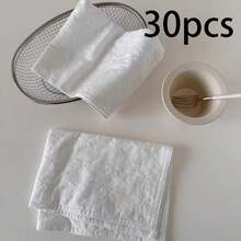 1 pezzo/6 pezzi Tovaglietta stile coreano Ins con ricamo a fiocco bianco, telo di sfondo per fotografia