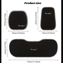 1件装豪华蝴蝶装饰汽车座椅垫，四季皆宜
