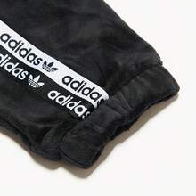 Adidas 时尚女式短款卫衣 - 黑色 - 查看 5