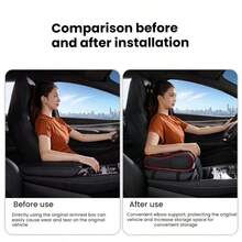 1PC PU Leather Car Center Height Increasing Armrest Box Pad, Car Armrest Pad, 11 * 6 * 4in, Very Soft Inner Core, Filled With Memory Sponge For Slow Rebound, Supporting Arm Installation Is Simple, Car Interior Accessories - 11.4*6.3*4in - View 3