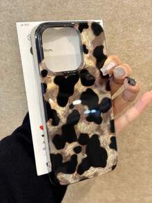 Luxury Retro Cow Pattern Gradient Foil Design Phone Case, Compatible With IPhone 17 Pro Max, 17 Air, 17, 16, 15, 13 Pro Max, 12, 14 Pro, 16 Plus, 11, Soft Back Cover