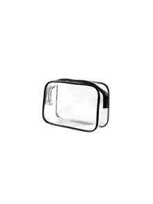 3pcs/Set Waterproof Transparent Makeup Bag, Transparent Toiletry Bag, Large Capacity Travel Makeup Bag, Travel Makeup Toiletry Bag, Multifunctional Portable Storage Bag, Multifunctional Travel Storage Bag And Portable Toiletry Bag, Durable PVC Unisex Travel Organizer Bag For Skincare, Towels, Toys, Daily Necessities, Storage, Makeup Bag Storage, Gift For Women, Christmas Gift, Great Gift For Her,Pouch,Makeup Pouch,Travel Essential - Clear - View 7