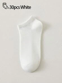 100 件/80 件/50 件/30 件/20 件/10 件/8 件/4 件舒适、吸湿排汗、抗菌、透气针织内衬袜子 - 母亲节的好礼物，男女皆宜，长袜，吸汗、防臭、有弹性且柔软，时尚纯色，适合春、夏、秋、冬、休闲装、日常装和瑜伽/体育活动 - 彩色 - 查看 19