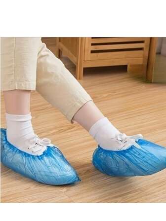 100pcs/Pack Disposable Shoe Covers, Hygiene Supplies, Travel Hotel Shoe Covers