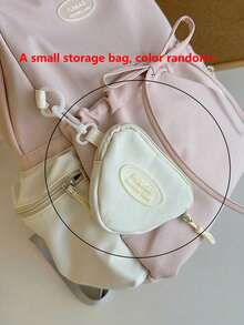 Cute & Fresh Bow Backpack, Suitable For Middle School Girls, Elementary Students, Teenagers, Students, Student Schoolbag, Student Travel Bag, High School Backpack, Can Hold Pocket Money, Super Large Capacity - Multicolor - View 11