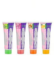 4pz Exfoliante Serie de frutas Gel Exfoliante Hidratante  Exfoliación de manos, pies y cara Cuatro estilos para elegir 100ML/1 pieza - 4 pcs - Ver 10