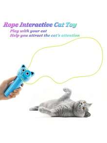1pc Interesting String Launcher Toy, Suitable For Interactive Cat And Dog Toys