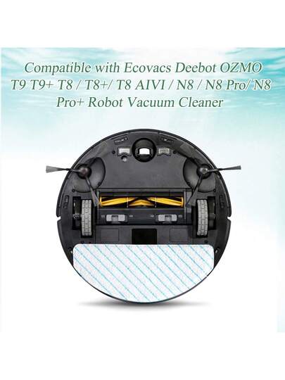 Premium Disposable Mop Pads Ecovacs Deebot Ozmo T8/T8+, T9 AIVI N8 Pro Series Essential Robot Stofzuiger Cleaner Accessories view 2