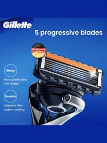 吉列锋隐5 ProGlide剃须刀（含Mangetic支架）高级版 - 彩色 - 查看 3