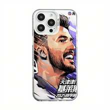 Logotipo de estrella de fútbol de anime, adecuado para iPhone 16 Pro Max, 16 Pro, 16 Plus, 15 Pro Max, 15 Pro, 15 Plus, 15, 14 Pro Max, 14 Pro, 14, 13 Pro Max, 13 Pro, 13, 12 Pro Max, 12 Pro, 12, 11 Pro Max, 11 Pro, 8, X, XR, XS, XS MAX. Marco de metal electrochapado en plata, tratamiento mate anti-huellas, protección de lente engrosada, funda trasera dura de borde suave, diseño elegante de color plata a prueba de golpes y caídas. - Mezcla de colores - Ver 6
