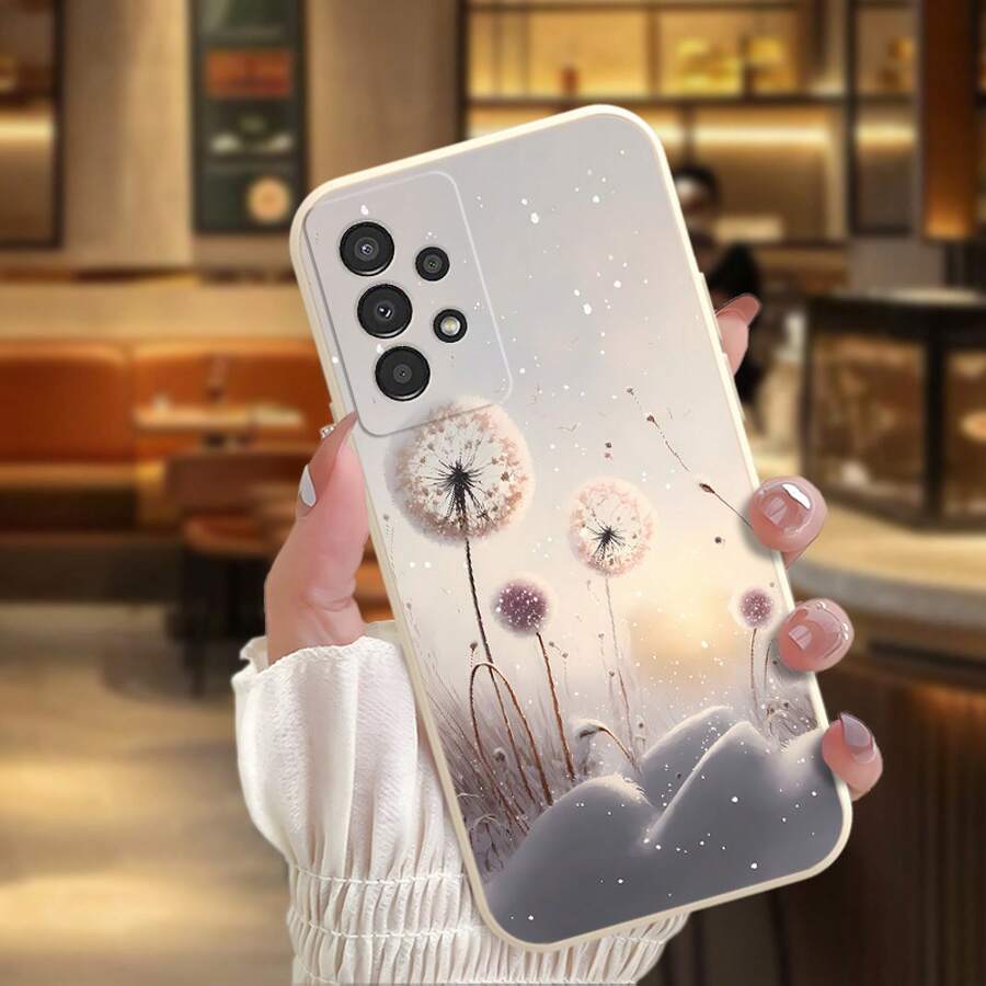 Funda para teléfono Galaxy A14 A24 4G A04 A04S A05 A05S A06 A13 A15 A16 A22 A23 A24 A25 A32 A33 A34 A35 A52 A52S A53 A54 A55 A56 5G Galaxy S21 S23 S24 25 FE S22 Plus Ultra, funda blanca suave, moderna, hermosa, personalizada, regalo de vacaciones - EF0002 - Colores mixtos - Ver 1