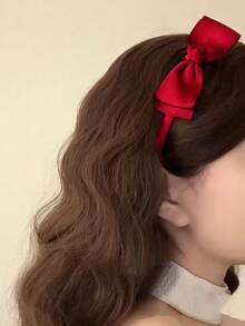 1 قطعة شريط رأس أنيق بفيونكة للنساء، إكسسوار شعر عالي الجودة للمدرسة والمناسبات الرسمية والحفلات والمواعيد، شريط شعر للنساء، دياديما