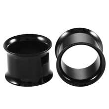 2PCS Round Ear Gauges 316 Stainless Steel Tunnels Plugs Expander Stretchers Piercing Women Body Jewelry Daily - Round - View 84