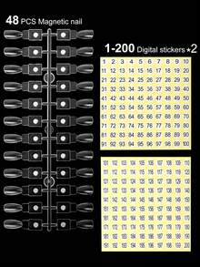 Christmas Gift 60 Color Butterfly Acrylic Detachable Magnetic Nail Swatch Display Board Nail Art UV And Oil Glue Display Comparison Effect Plate Nail Color Testing Showing Card Magnetic Nail Art Color Palett - Multicolor - View 10