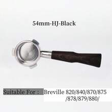 Cabo para porta-filtro sem fundo de 54 mm compatível com máquinas de café expresso Breville, cesto de filtro em aço inoxidável, acessórios para cabo Breville - Multicolorido - Ver 17