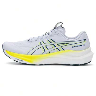 Asics Herren Laufschuhe GT-2000 14 gepolstert stabil Rückprall modisch minimalistisch Sportschuhe, Kontrastfarbe atmungsaktiv stützend bequem Lässig Niedrigschuhe 1011C056-400, empfehlen 1/2 Größe größer zu bestellen