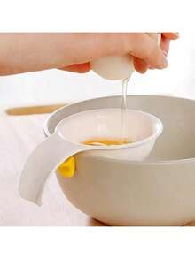 1 cái, Giá đỡ tách lòng đỏ trứng, Bộ lọc lòng trắng trứng bằng nhựa màu trắng, Dụng cụ lấy trứng gia dụng, Dụng cụ nấu nướng, Dụng cụ nhà bếp - Nhiều màu - Xem 1