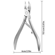 1 chiếc kéo cắt móng chân & móng chân chuyên nghiệp - Lưỡi cong siêu sắc, thép không gỉ, thích hợp cho móng dày & mọc ngược, chăm sóc móng | Kéo chính xác | Kéo thép không gỉ - Bạc - Xem 19
