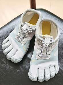 男女通用五指休闲运动鞋、登山鞋、透气水上运动鞋、男女网面平底运动鞋 - 淺灰色 - 查看 20