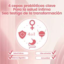VIVONU Probióticos femeninos, mezcla de probióticos y probióticos de lactobacillus, 60.000 millones de cfu, 18 cepas, ayudan a la salud femenina, mejoran la inmunidad, la digestión, el intestino, promueven olores y flora saludables - 1 botella - Ver 7
