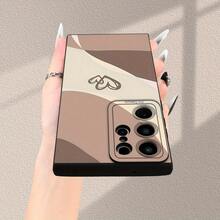 Funda de Teléfono Personalizada con Patrón de Corazón Creativo y Moderno, Textura Mate para Samsung y para Galaxy S20FE/S21FE/S23/S23ULTRA/S23PLUS/S23FE/A52/A54/A53/A14/A25/A34/A05S/A15 (Regalo de Cumpleaños, Regalo Sorpresa para Novia, Familia, Amigos, Novio), Accesorios de Moda, Funda Estética, Diseño de Moda, Tacto Suave, Cubierta Duradera, Funda de Teléfono, Regalo Familiar, para Amigos - Colores mixtos - Ver 9