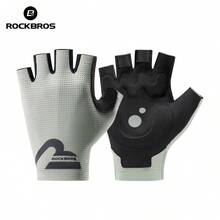 ROCKBROS 1pc Riding Half Finger Gloves Summer Mountain Road Bike Full Short Fingers - Nhiều màu - Xem 28