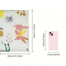 AIBOYING 1pc Baby & Toddler Bed Rail, 4-Season Crib Bumper, Infant Bed Guard, Removable & Washable Anti-Collision Bed Fence, Gift For Girls & Boys - Multicolor - View 4