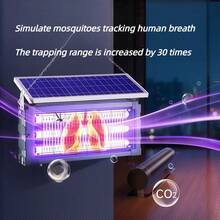 Waterproof IP56 Solar Bug Zapper 5200V High Voltage Electric Mosquito Killer, Powerful Outdoor Insect Trap With USB & Solar Charging, Smart Light Sensor Control, 360° Protection, Portable Rechargeable Fly Zapper For Patio, Garden, Backyard, RV & Camping