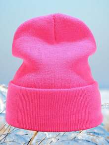 Winter Warm Boys' And Girls' Knitted Hats Cute Knitted Hats Children's Knitted Hats Youth Knitted Hats Outdoor Windproof Hats Customized Photo Logo - A - View 5