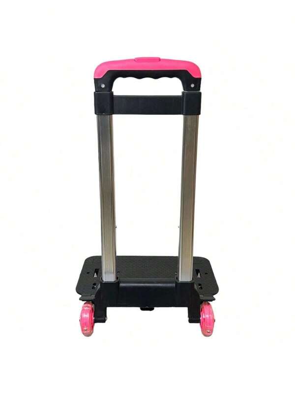 HuaTang Carrito para Mochila Escolar con 2 Llantitas  Y 3 Posiciones Ajustable Plegable