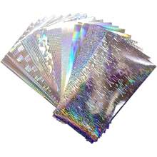 18Pcs Reflective Fishes Scale Stickers Holographics Adhesive Film Flashing Lure Tape Hard Baits Lure Stickers Lure - 1 - View 2
