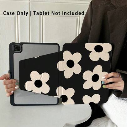 360° Rotating Foldable Protective Case, Easily Protects Your IPad: Smart Protective Case Suitable For IPad Air 6, Air 5, 4 And IPad 10 (10.9 Inch), Also Compatible With Apple IPad Pro 2024, Air M3/A16 2025 - An Ideal Choice For Busy Meetings, Travel Adventures, And Comfortable Home Leisure.