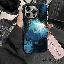Funda de Teléfono a la Moda y Duradera con Diseño de Hoja de Arce IMD, Compatible con los Modelos  16 Pro Max, 15, 14, 13, 12 Pro Max, 14 Pro Max, 13 Pro Max, XR, XS Max, 14 Plus y 13 Pro. - Colores mixtos - Ver 9