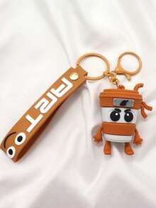 1pc Tralalero Tralala Keychain - Shark Wearing Sneakers Figurine, Durable PVC And Iron Material Bag Charm, Unique Anime Fan Gift, Casual Style, Anime Merchandise, Funny Design, High-Quality Craftsmanship, Men's Keychain, Lanyard - Multicolor - View 16