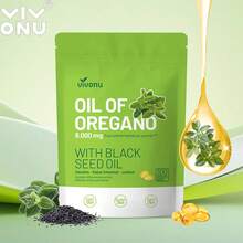 VIVONU El aceite de aguacate contiene aceite de semilla negra, aceite de cápsula de aguacate de equilibrio, cápsulas blandas de aceite de aguacate orgánico, carmín, bairiquina contiene una variedad de vitaminas y minerales buena pareja saludable en el hogar. - Paquete de 1 - Ver 1