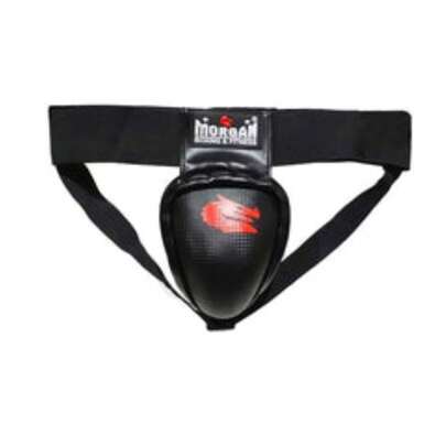 Morgan  Steel Groin Guard - Premium Protective Gear For Martial Arts, Boxing, And Combat Sports – Adjustable & Comfortable Fit