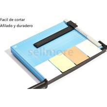 Cortador de Papel A4,Cortadora de Guillotina,Recorte de Papel A4 de 12 Pulgadas,Protección de ,Guillotina para Papel Fotos para Hogar Escuela Oficina - 1 - Ver 2