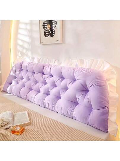 1pc Minimalist European Large Back Pillow, Sofa Backrest, Positioning Support Pad, Reading Bedroom, Living Room Home Warm Holiday