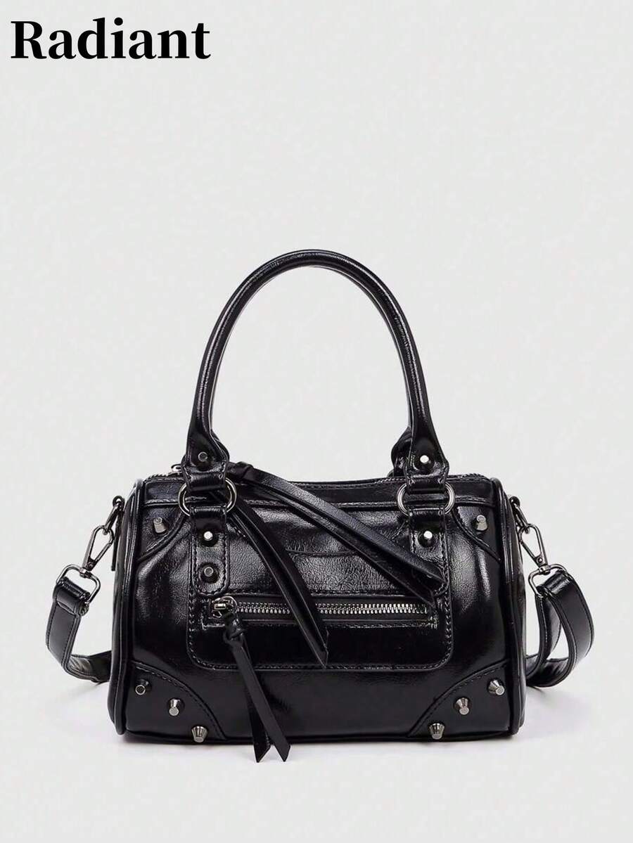 Vintage Punk Mechanical Style Large Capacity Office PU Leather Women Handbag, Shoulder Bag/Underarm Bag, New Women Tote Bag , Punk