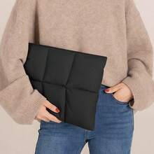 Minimalist Laptop Sleeve For MacBook 13-Inch ~ 15 Inch - Premium Polyester Interior Case With Magnetic Closure Compatible With Ipad And Tablet , Multi-Color Options (Black, Pink, Beige) - Durable & Stylish For Office, Commute, Or Daily Use, Laptop Bag, Ipad Sleeve Bag,Sleek Design, Smooth Texture - 彩色 - 查看 5