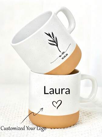 Personalized Printing Pottery Mug, Engagement Gift, Ceramic Mug Personalized Mug, Ceramic Mug, Coffee Drinker Gift, Tea Drinker Gift, Anniversary Gift, Gift Sister, Gift Mom, Gift Dad, Personalized Ceramic, Stoneware, Personalized, Personalized Cup, Gift Cup