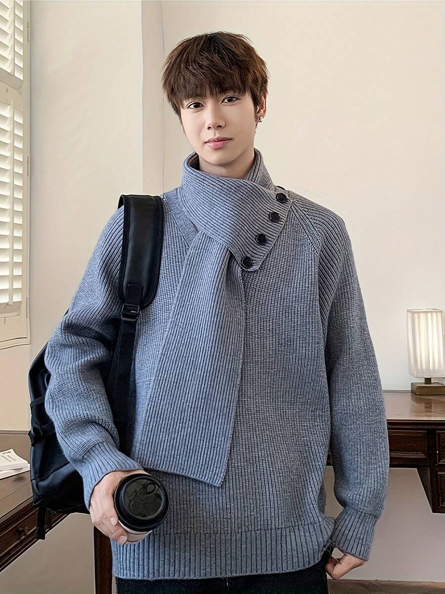 Men Sweaters - White - View 1