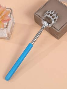 1/3/6pcs Bear Claw Stainless Steel Telescopic Back Scratcher, Portable Retractable Back Itch Reliever With Comfortable Rubber Handle, Perfect For Thanksgiving, Birthday And Christmas Gifts, Christmas Stocking Stuffers, Christmas Gifts, Birthday Gifts, Men's Christmas Stocking Stuffers, Men's Christmas Gifts - Multicolor - View 10