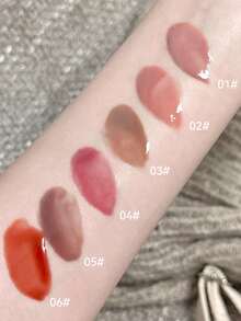 SHAQINUO 冰透明水润唇膏 - 持久显色，滋润保湿，丰盈双唇 - 彩色 - 查看 4