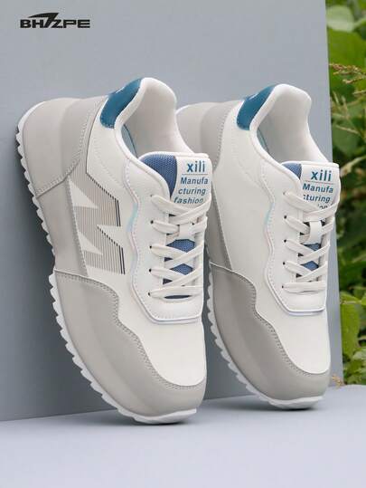 BHZPE Sports Shoes For Men, Breathable And Shock-Absorbing In Summer, Oversized Men's Shoes For 45 Teenagers, Lightweight Running Shoes For Students, Height Increasing Casual Running Shoes