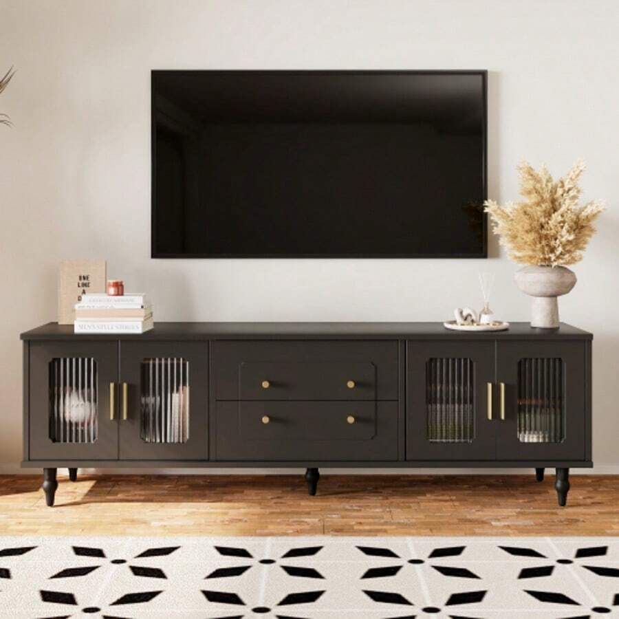Television Stands & Entertainment Centers - Black - View 1